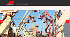 Desktop Screenshot of apaerial.com